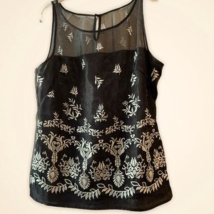 White House Black Market Silk Top